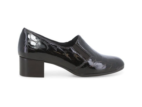 Melluso Scarpe Comfort Accollate Invernali Tomaia Pelle Lucida Marrone X5327W-244688