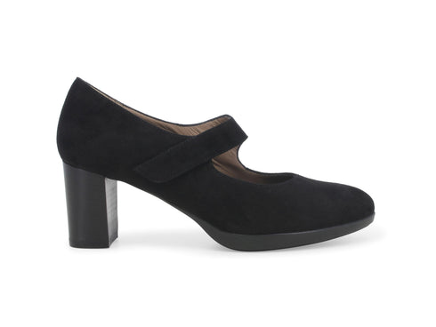 Melluso Scarpe Cinturino Strappo Tomaia Pelle Scamosciata Nera D5126W-240988