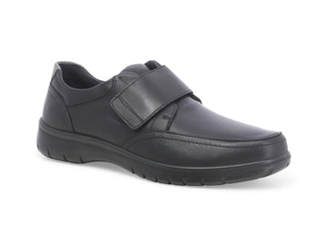 Melluso Comfort Men's Shoes with Velcro Closure Upper Leather