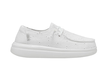 Hey Dude Donna Scarpe Estive Wendy Rise Eyelet Bianche 40075