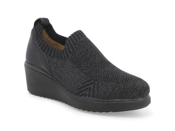 Melluso Shoes Slip-on Comfort Wedge Elastic Upper