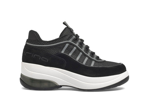 Fornarina UP Black Sneakers Platform 90s Shoes Iconic