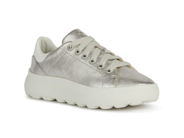 Geox Spherica EC4.1 Shoes Metallic Leather Upper