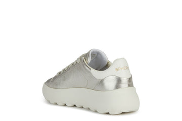 Geox Spherica EC4.1 Shoes Metallic Leather Upper