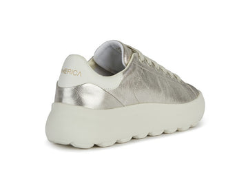 Geox Spherica EC4.1 Shoes Metallic Leather Upper