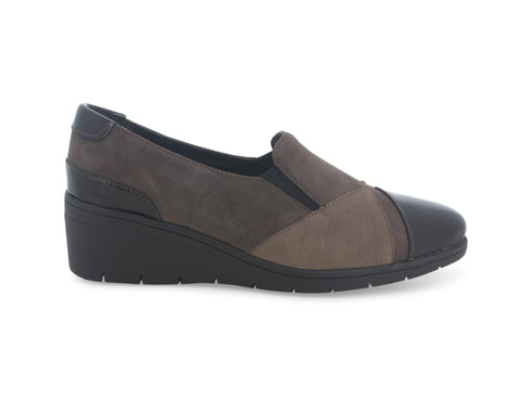 Melluso Donna Scarpe Invernali Zeppa Accollate Camoscio Marrone K91617D-227209