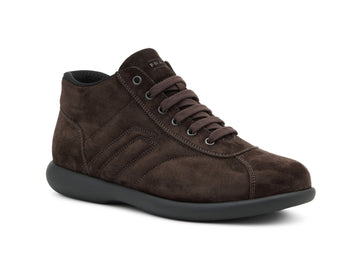 Frau Men's Mid Lace Up Winter Ankle Boots Suede Upper