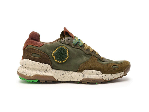 Satorisan Scarpe Chacrona Uomo Autunno Inverno Pelle Premium Dark Green