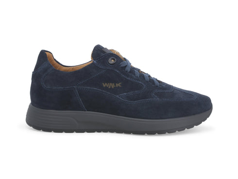 Melluso Scarpe Lacci Uomo Sportive Tomaia Camoscio Blu U16252D-228026