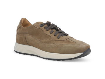 Melluso Men's Lace-up Shoes Made in Italy Suede Upper