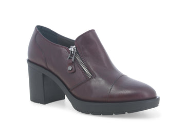 Melluso Made in Italy Shoes with Zip and Leather Upper