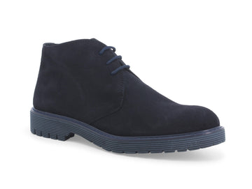 Melluso Man Classic Lace-up Winter Suede Ankle Boot
