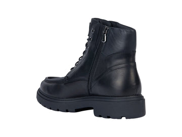 Geox Spherica Winter Boots with Laces and Zip Leather Upper
