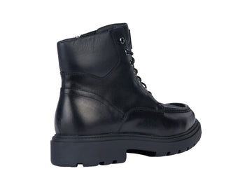 Geox Spherica Winter Boots with Laces and Zip Leather Upper