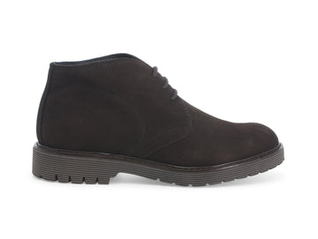 Melluso Uomo Polacchini Casual Classici in Pelle Scamosciata marrone U0550D-227499b