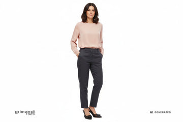 Outfit Urban Chic Melluso E1852Q Nero Mesh - AI-Generated Model