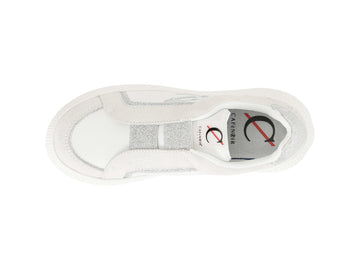 CafèNoir Slip-on Two Glitter Elastics Upper Leather Suede