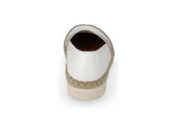 Valleverde Women's White Upper Leather Slip-on Shoe