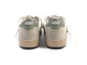 4B12 Play New Sneakers Uomo dallo Stile Dinamico Tomaia Pelle