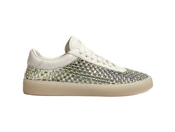 Back 70 Glam Strass 61 Donna Sneakers Estiva Elegante Bianco