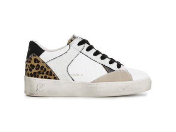 CafèNoir Sneakers Donna Stile Versatile e di Tendenza Tomaia Pelle Bianca C1DA1031-W087