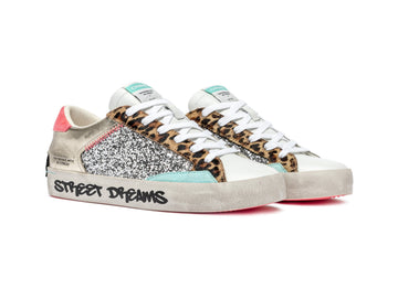 Crime London Women's Spring Summer Sneakers - Distressed