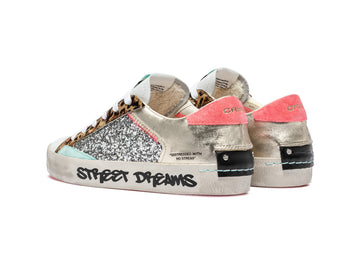 Crime London Women's Spring Summer Sneakers - Distressed