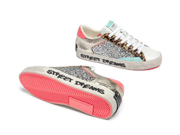 Crime London Women's Spring Summer Sneakers - Distressed