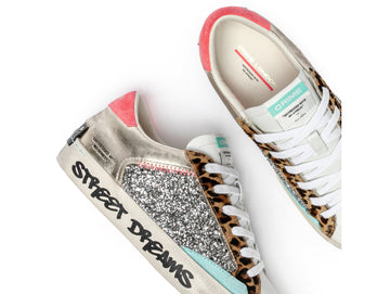 Crime London Women's Spring Summer Sneakers - Distressed