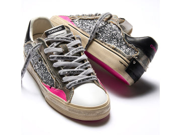 Crime London Sneaker Donna Deconstructed Camo Stardust