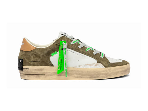 Crime London Sneaker Uomo SK8 Deluxe Mocha Clay 19103