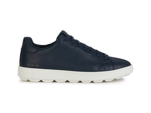 Geox Uomo Sneaker Leggere Spherica Ecub-1 Estive Nappa Blu U45GPC