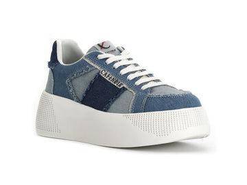 CafèNoir Women's Sneakers Upper Denim Fabric Multi Jeans
