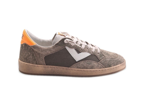 4B12 Play New Sneakers Uomo Primavera Estate Tomaia in Pelle Militare Verde U68