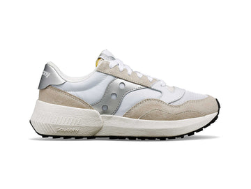 Saucony Originals Next Sneakers Donna Camoscio Mesh Bianco Beige Argento S60790-11