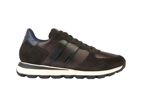 Geox Spherica Sneakers Vintage Series Invernale Tomaia Pelle Marrone U36A12A