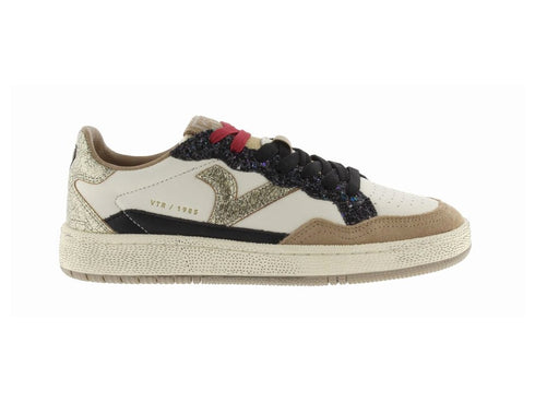 Victoria Smash Sneaker Multimateriale con Glitter e Doppi Lacci 806113