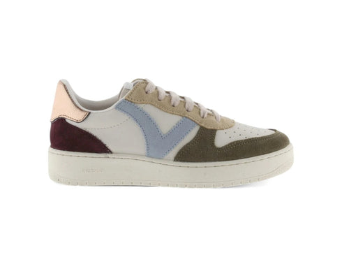 Victoria Sneakers Lacci Donna Madrid Tomaia Pelle Bianca 258240