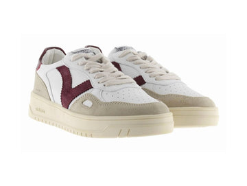 Victoria Seul Sneaker Donna Tomaia Bianca e Bordeuax
