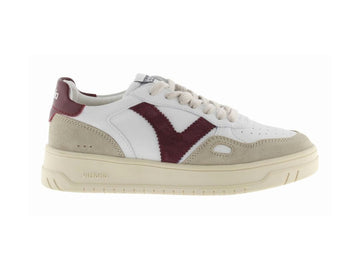 Victoria Seul Sneaker Donna Tomaia Bianca e Bordeuax 257136