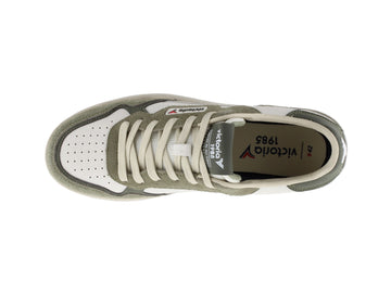 Victoria Men's Sneakers Lace-Up Color Block C80 Leather Upper