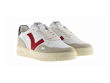 Sneaker Victoria Uomo Seul Bianco Navy Rosso