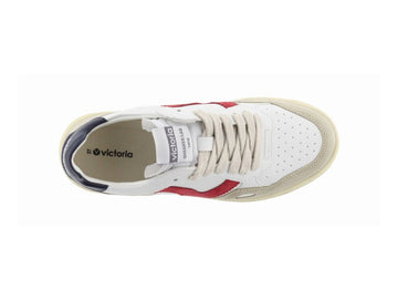 Sneaker Victoria Uomo Seul Bianco Navy Rosso