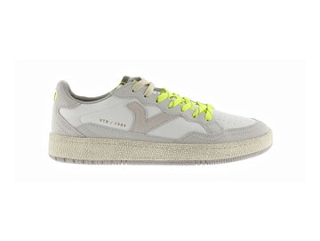 Victoria Sneaker Uomo Smash Sport Vintage Bianco e Fluo