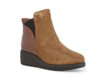 Melluso Women's Winter Boot with Comfortable Wedge and Suede Upper