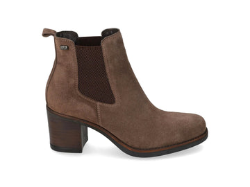 Valleverde Stivaletti Donna Chelsea in Camoscio Tortora 47630