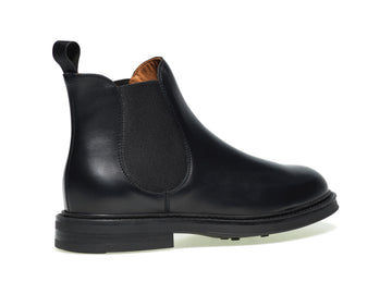 Frau Men's Elegant Chelsea Winter Boots Smooth Leather Upper