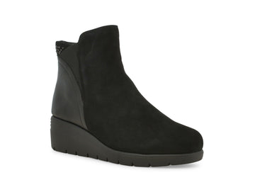 Melluso Women's Winter Ankle Boots Comfort Wedge Suede Upper