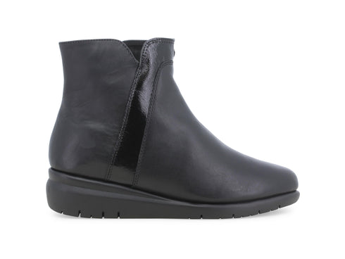 Melluso Donna Stivaletti Comfort Pianta Larga Tomaia in Pelle Nera K55236W-245572