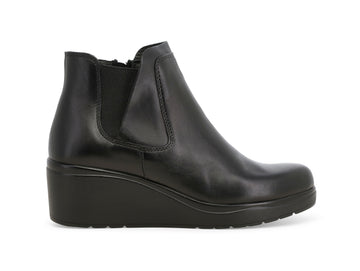 Melluso Stivaletto Invernale Donna in Pelle con Zeppa, Zip ed Elastico K53006Z-251440